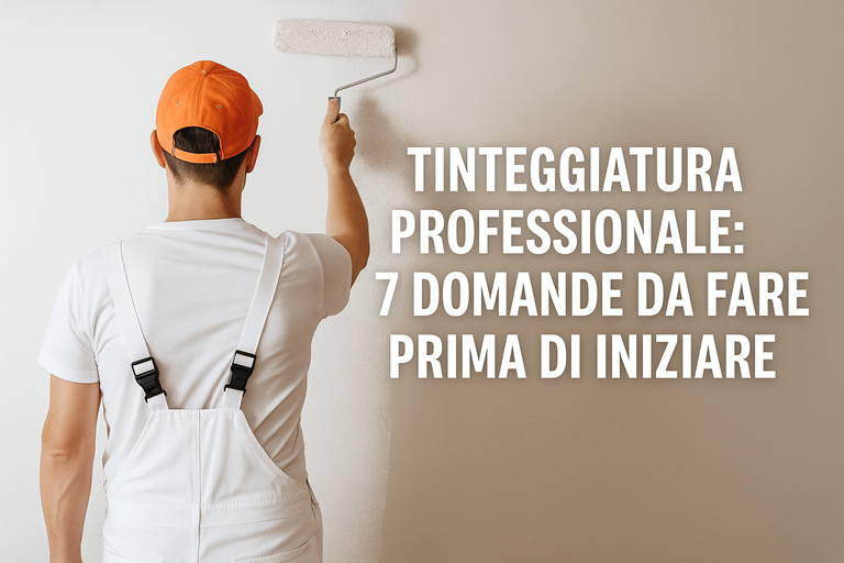 Tinteggiatura professionale: 7 domande da fare prima di iniziare