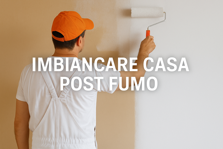 Imbiancare casa dopo anni di fumo: come eliminare odori e aloni
